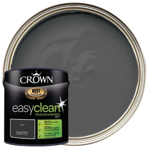 Crown Easyclean Matt Emulsion Paint - Rebel - 2.5L