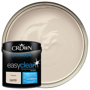 Crown Easyclean Mid Sheen Emulsion Bathroom Paint - Wheatgrass - 2.5L