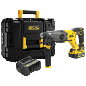 Stanley FatMax V20 SFMCH900m12-GB 18V 1 x 4.0AH Cordless Brushless SDS+ Drill with Pro Stack Case