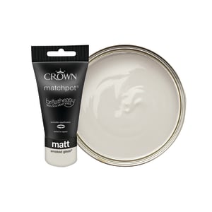 Crown Matt Emulsion Paint Tester Pot - Smoked Glass - 40ml