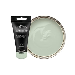 Crown Easyclean Matt Emulsion Kitchen Paint Tester Pot - Spice Rack - 40ml