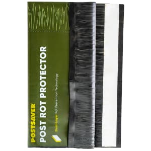 Postsaver Pro-Wrap - Fence Post Rot Protectors - Fits 75 x 75 - 100 x 100mm Posts
