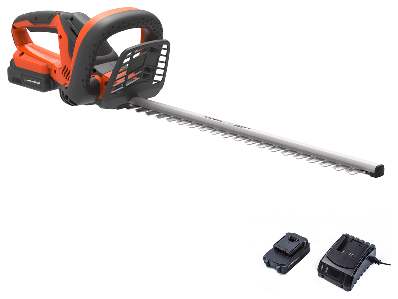Yard Force LH C45 20V Cordless Hedge Trimmer 1 x 2.0Ah Li-Ion Battery & Charger