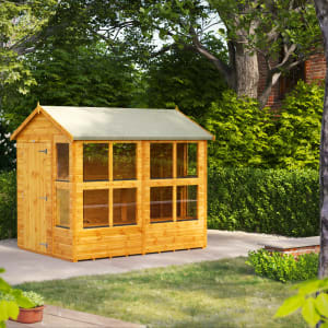 Power Sheds 8 x 6ft Apex Shiplap Dip Treated Potting Shed