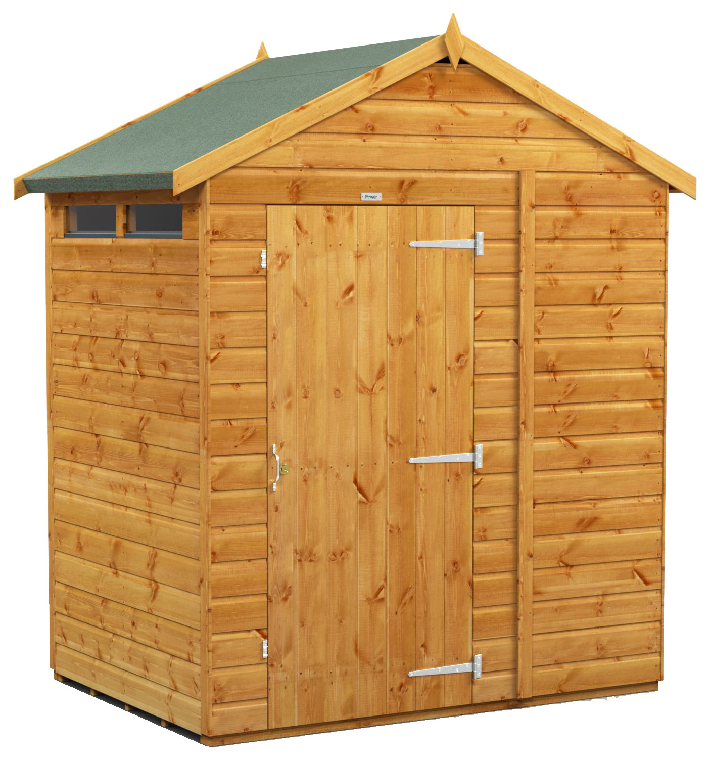 Power Sheds 4 x 6ft Apex Shiplap Dip Treated Security Shed