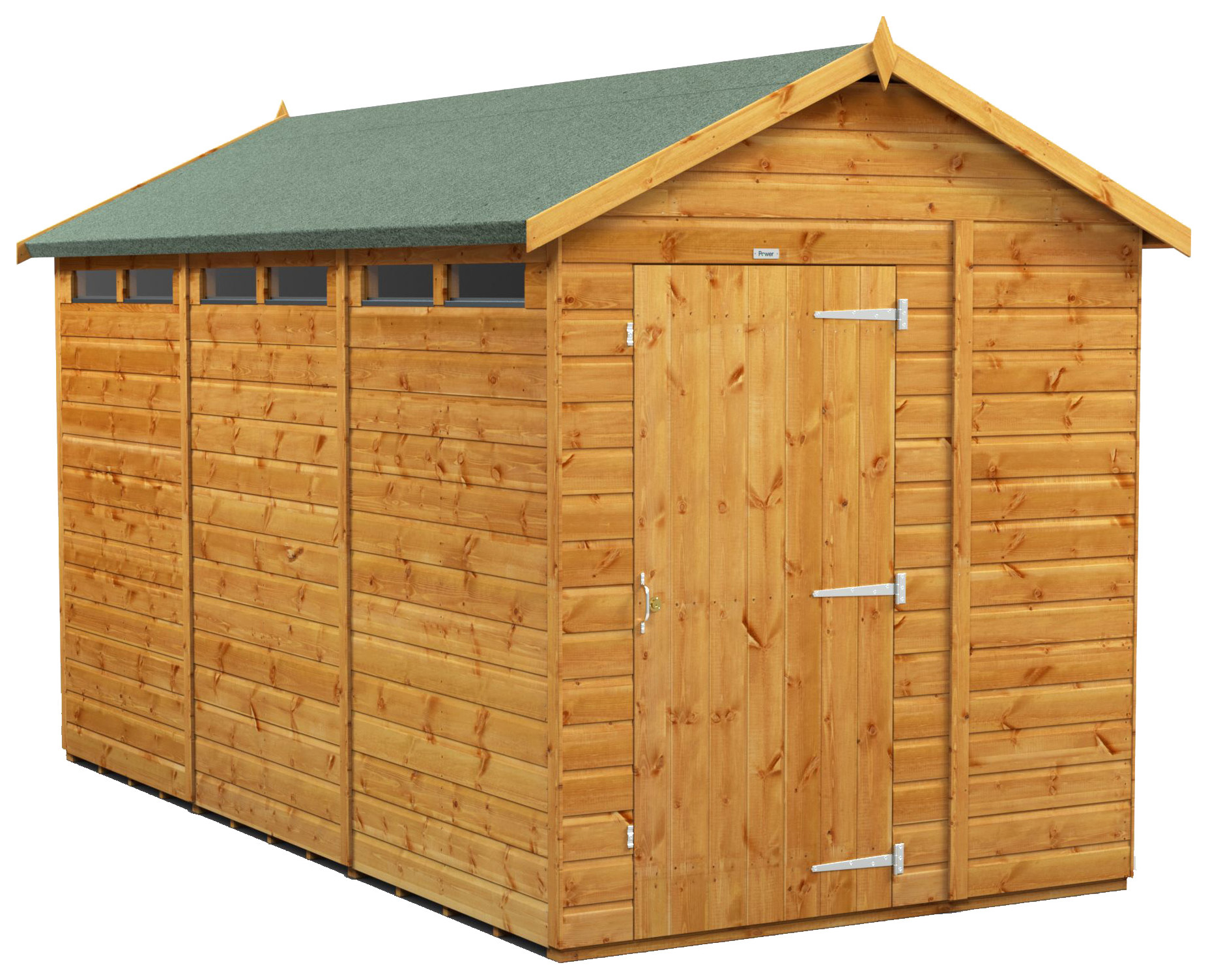 Power Sheds 12 x 6ft Apex Shiplap Dip Treated Security Shed