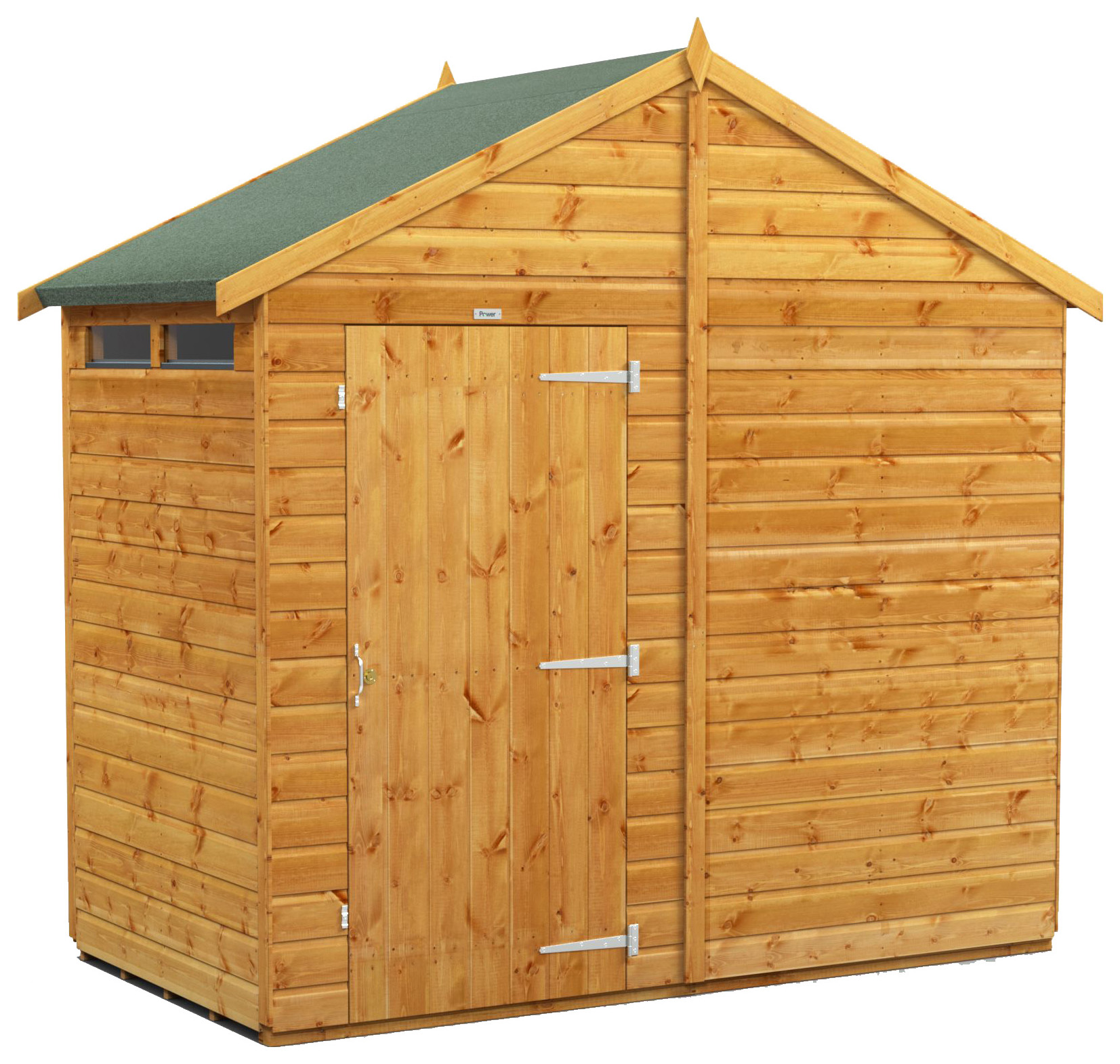 Power Sheds 4 x 8ft Apex Shiplap Dip Treated Security Shed