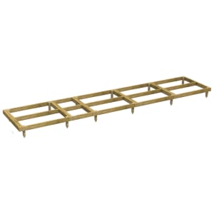 Power Sheds 18 x 4ft Pressure Treated Garden Building Base Kit