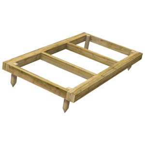Power Sheds Pressure Treated Garden Building Base Kit - 3 x 6ft