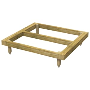 Power Sheds Pressure Treated Garden Building Base Kit - 4 x 4ft