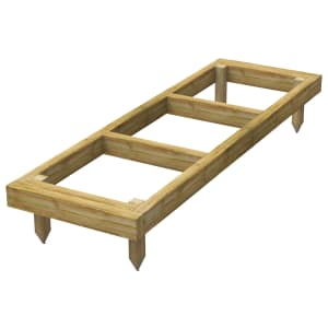 Power Sheds Pressure Treated Garden Building Base Kit - 6 x 2ft