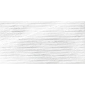 Wickes Bailey White Textured Ceramic Wall Tile - 500 x 250mm - Sample