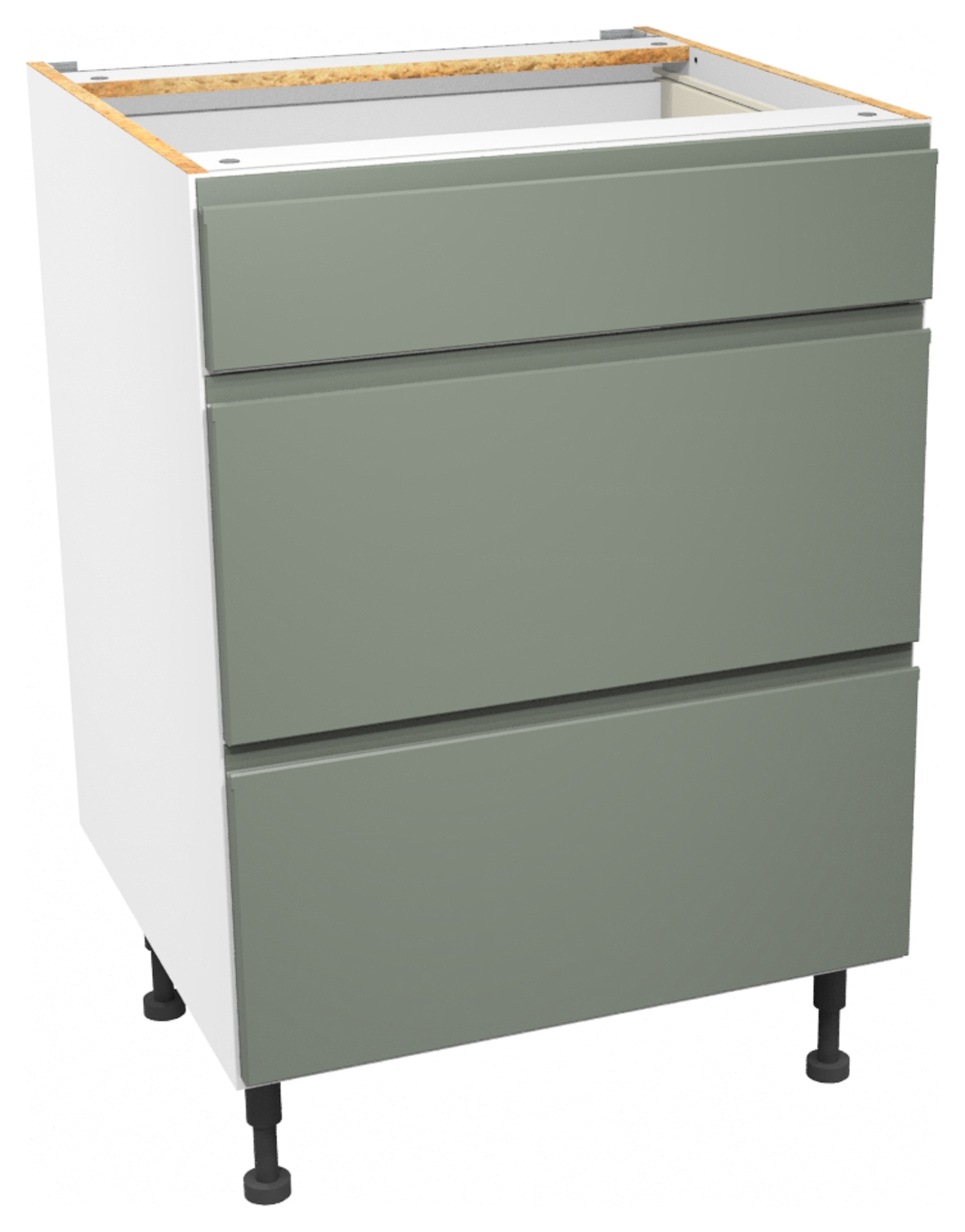 Wickes Madison Reed Green Drawer Unit - 600mm