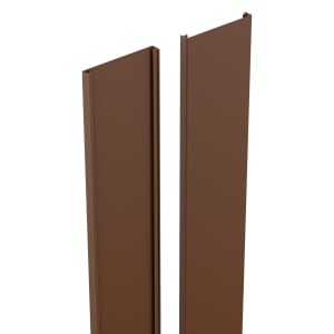 DuraPost Classic / Slimline Sepia Brown Cover Strip - 2100mm