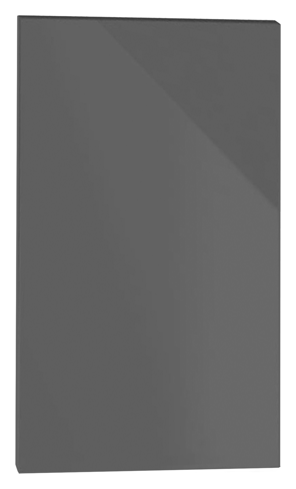 Orlando Dark Grey Gloss Slab Appliance Fascia - 446 x 731mm