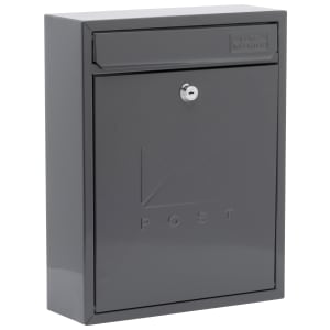 Burg-Wachter Compact Anthracite Post Box