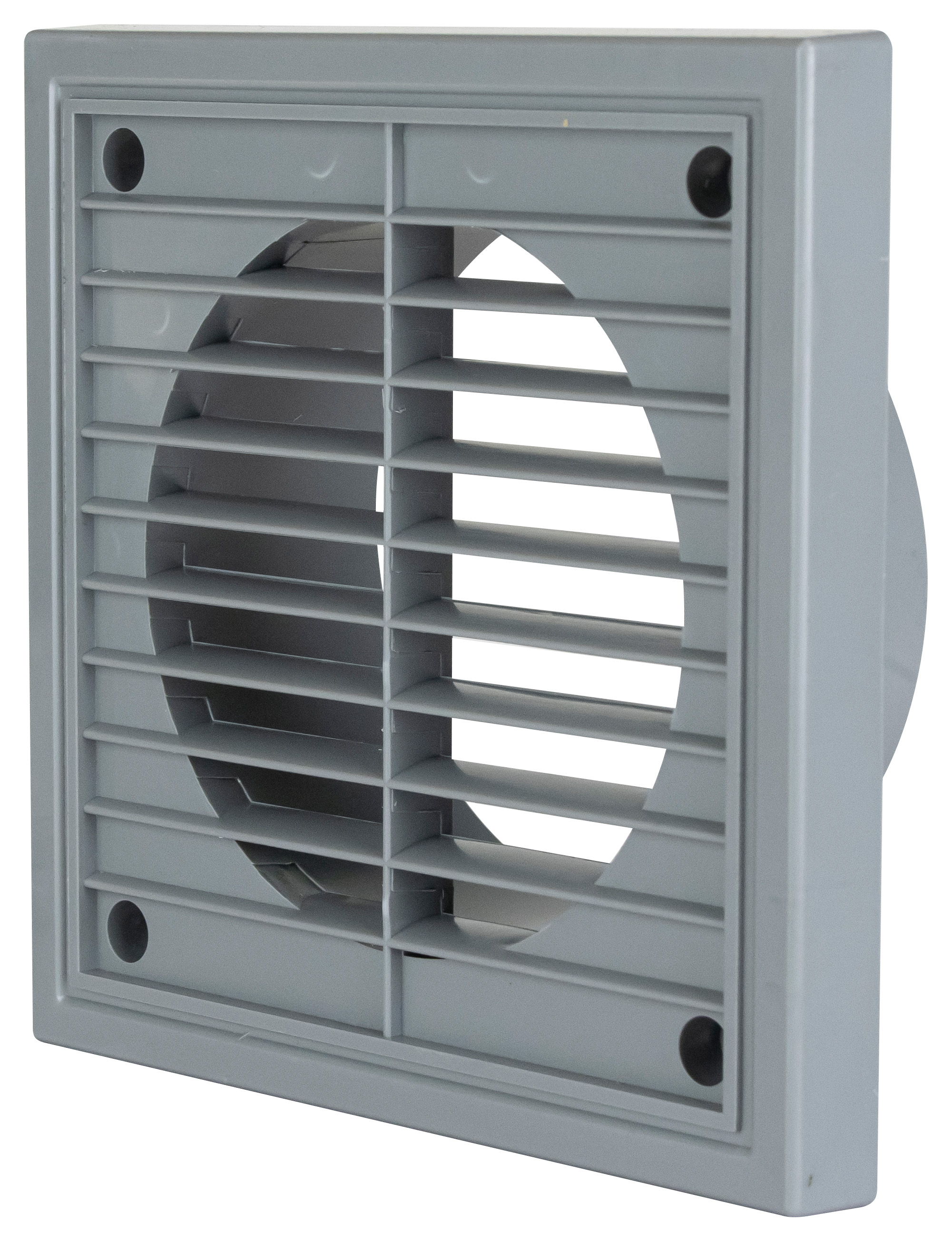 Manrose 100mm PVC Fixed Grille - Grey