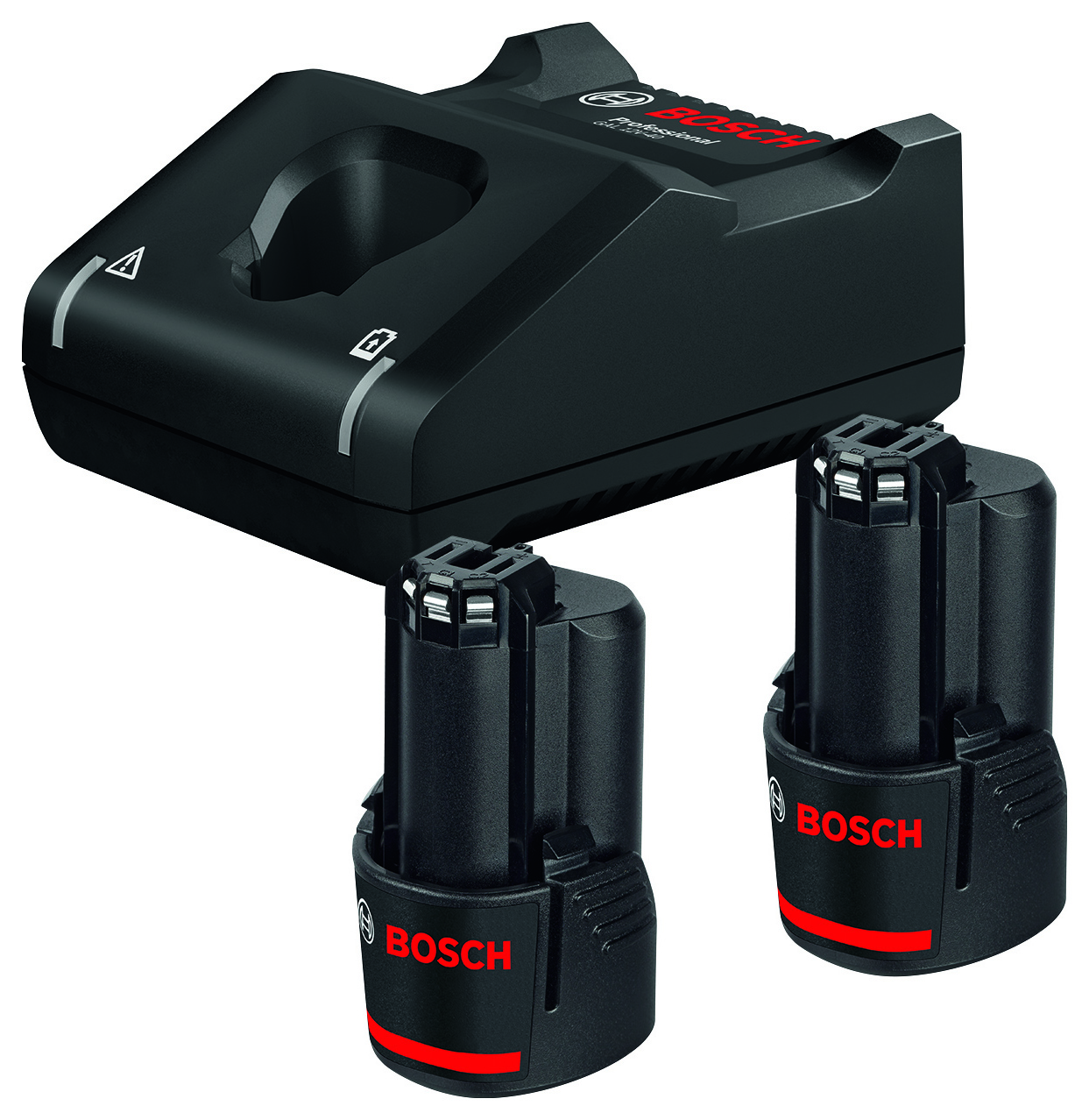 Bosch Professional 2 x GBA 2.0Ah CoolPack + GAL12V-40 12V Battery Starter Set