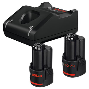 Bosch Professional 2 x GBA 2.0Ah CoolPack + GAL12V-40 12V Battery Starter Set