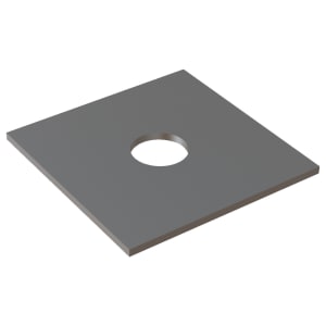 Square Plate Washer M12 50 x 50mm - Pack of 100