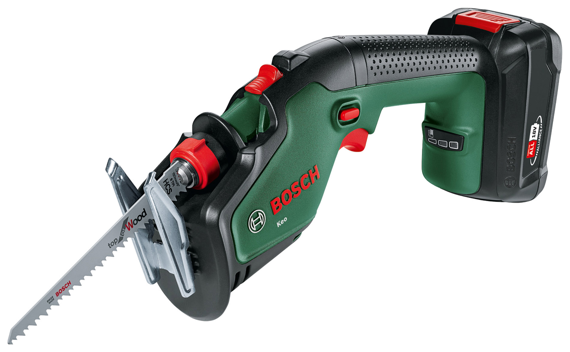 Bosch KEO 18V Cordless Garden Saw with 1 x 2.0Ah Battery
