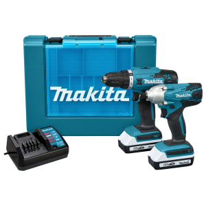 Makita DK18922A 18V 2 x 2.0Ah G-Series Cordless Combi Drill & Impact Driver Twin Kit