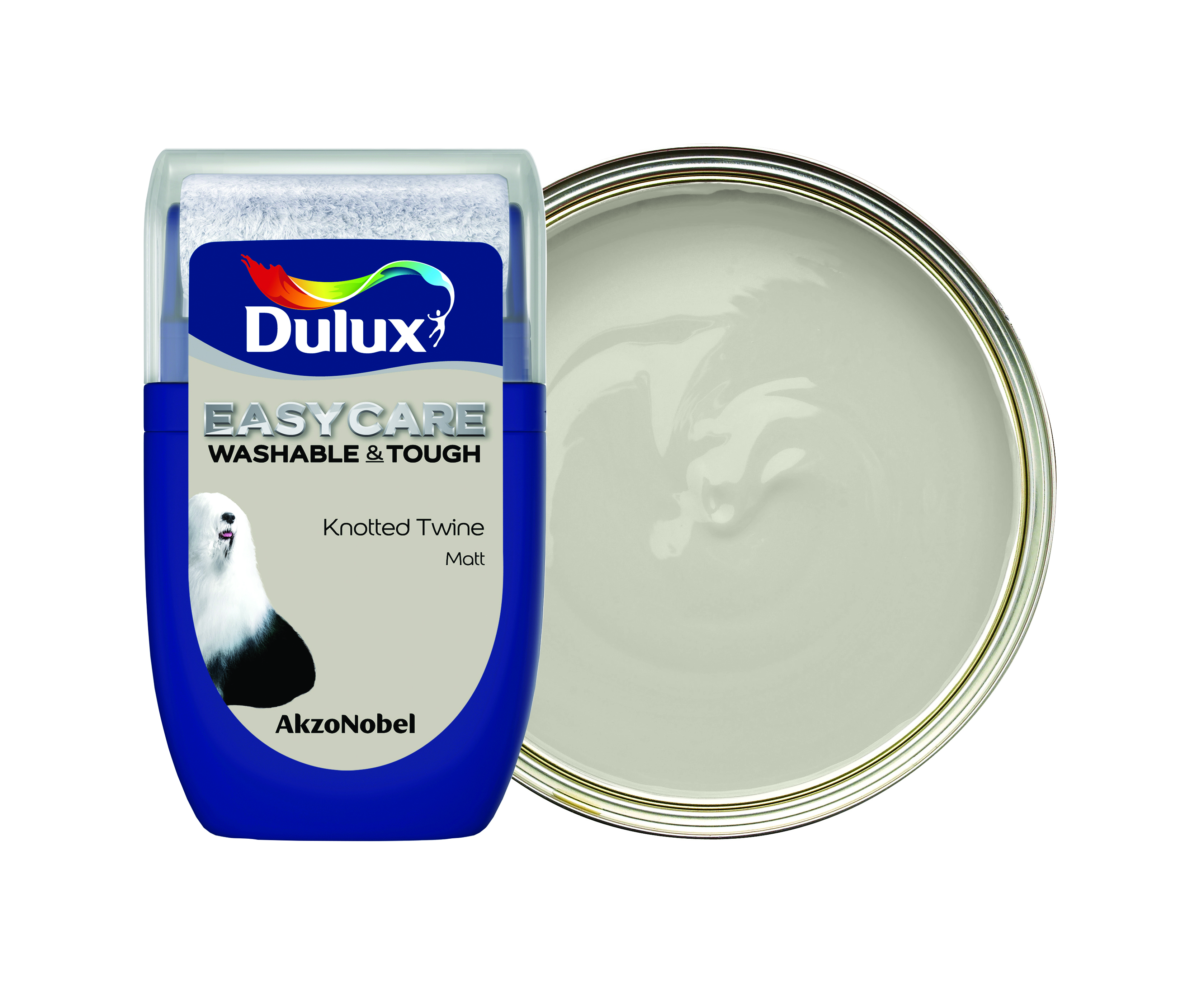 Dulux Easycare Washable & Tough Paint Tester Pot - Knotted Twine - 30ml
