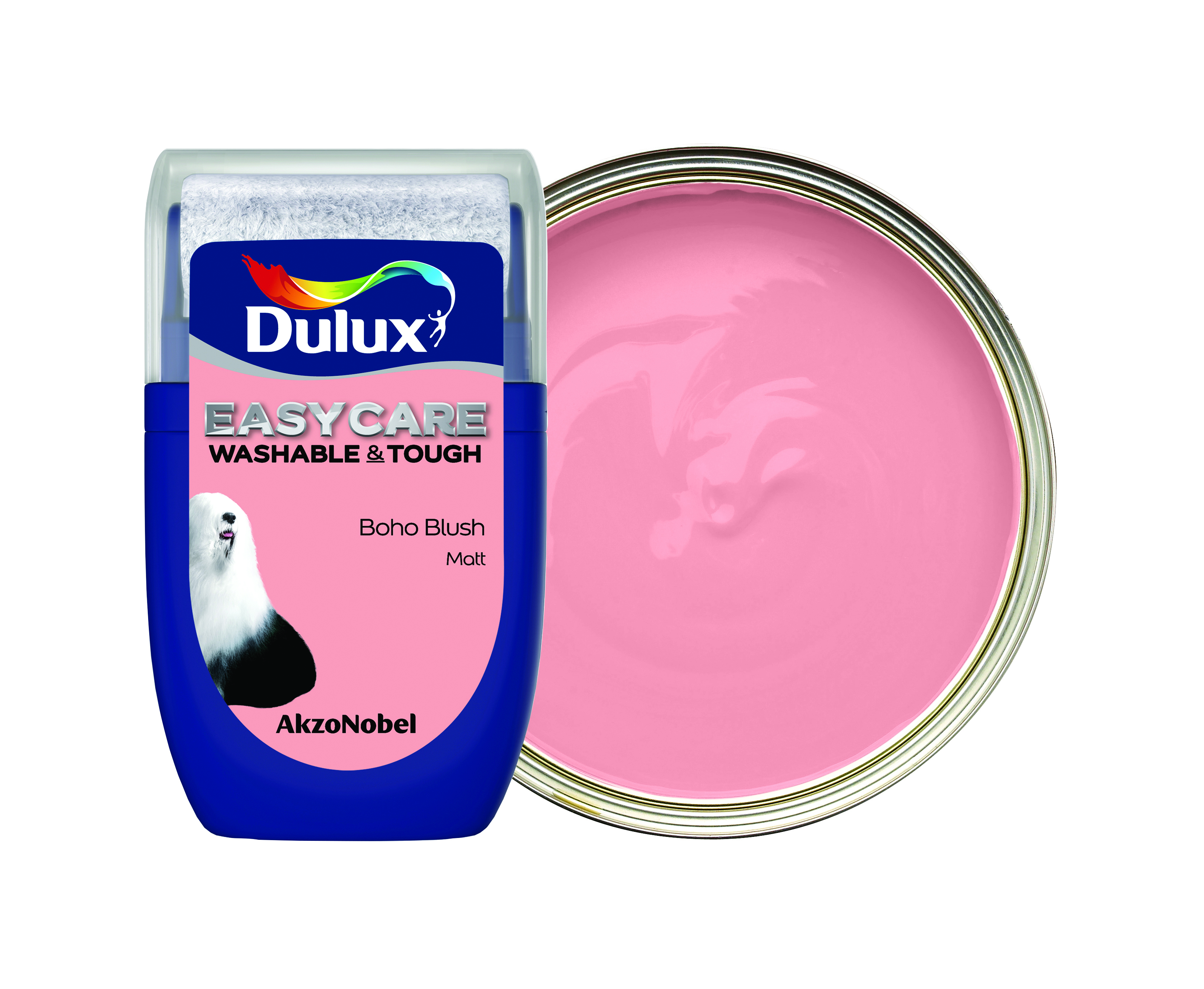 Dulux Easycare Washable & Tough Paint Tester Pot - Boho Blush - 30ml