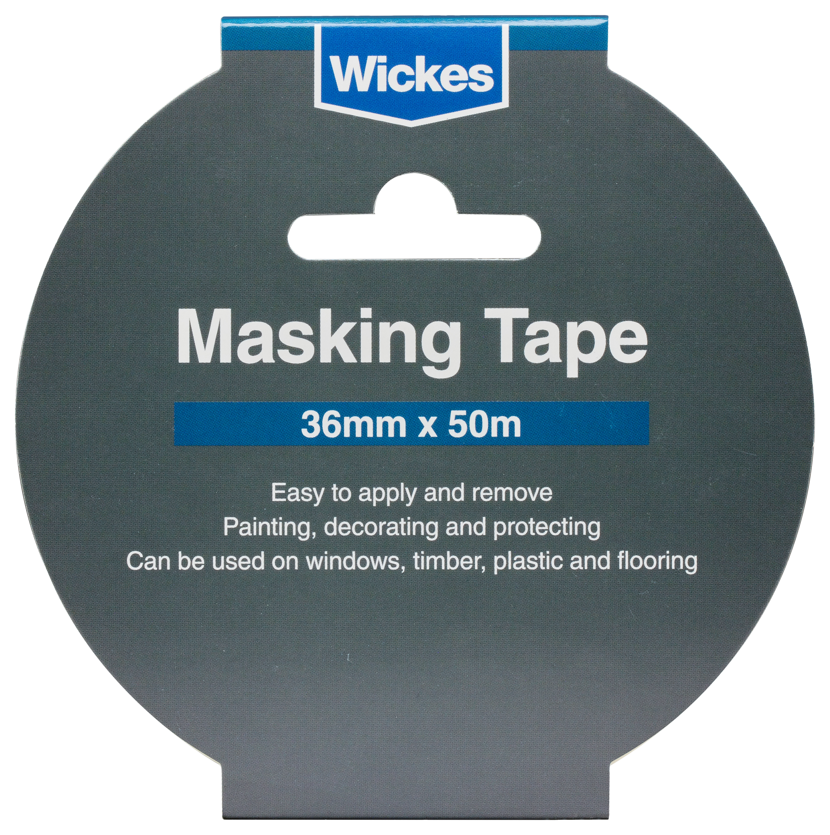 Wickes Multi-Surface Cream Masking Tape - 36mm x 50m