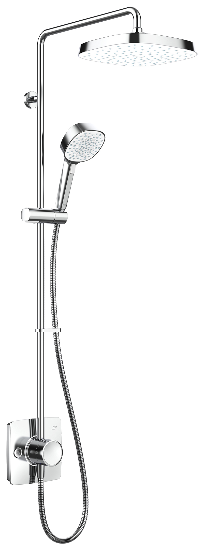 Mira Opero Dual Outlet Mixer Shower with HydroGlo Technology - Chrome