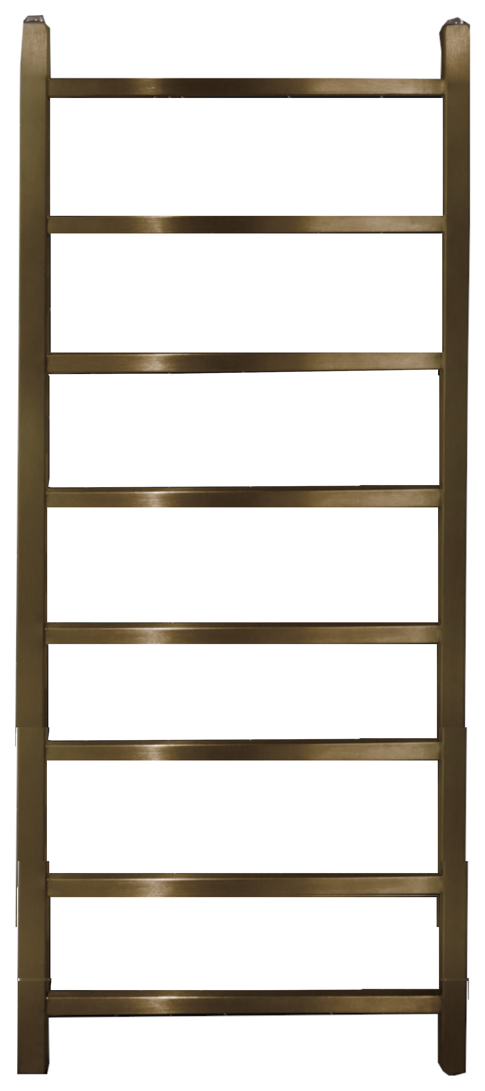 Towelrads Diva Brushed Brass Dry Electric Non Thermostatic Towel Radiator - 1200 x 500mm