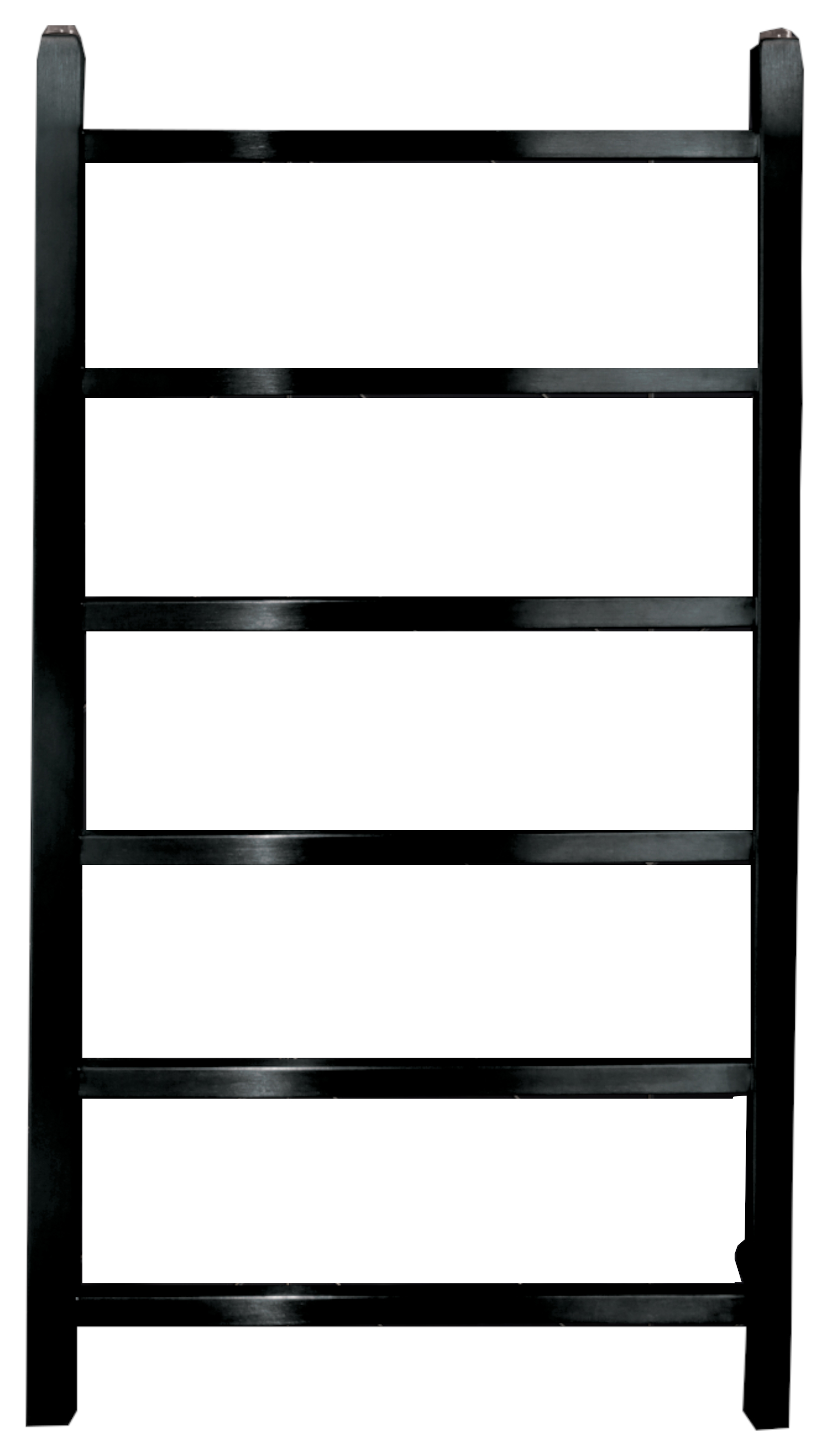 Towelrads Diva Brushed Black Chrome Dry Electric Non Thermostatic Towel Radiator - 800 x 500mm