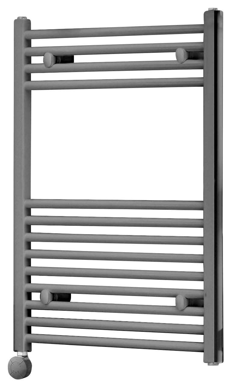 Towelrads Richmond Anthracite Electric Thermostatic Towel Radiator - 691 x 450mm