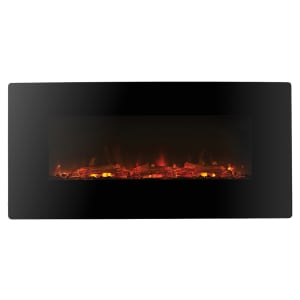 Focal Point Pasadena Black LED Electric Fire