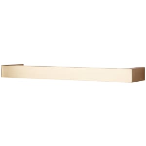 Towelrads Elcot Brushed Brass Dry Electric Towel Bar - 630mm