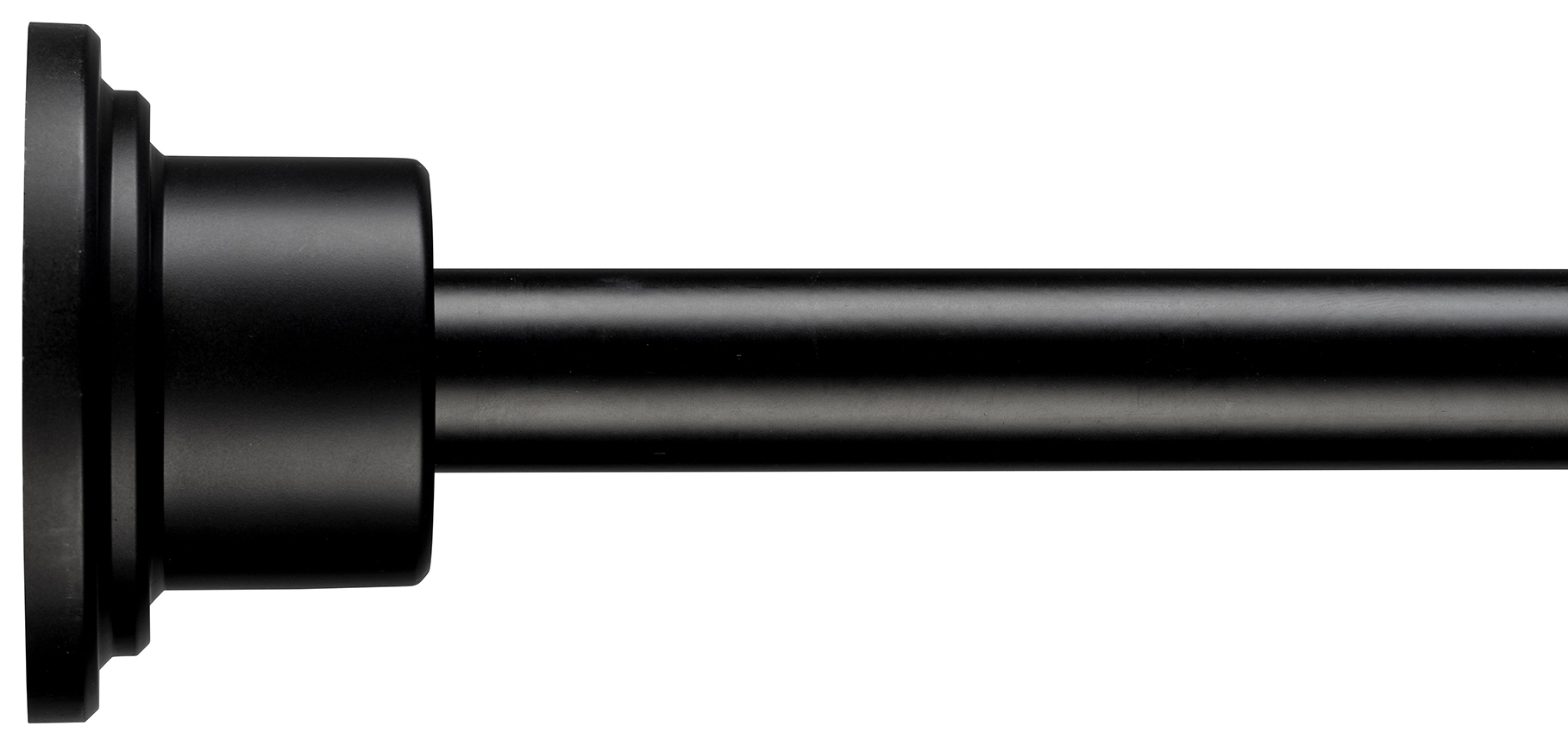 Croydex Stick ‘n’ Lock™ Extendable Shower Curtain Rod - Black