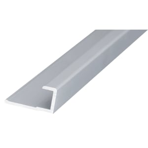 Corlea End Trim - Satin Aluminium