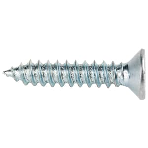 Wickes Self Tapping Countersunk Head Screws - No 8 x 12mm - Pack of 100