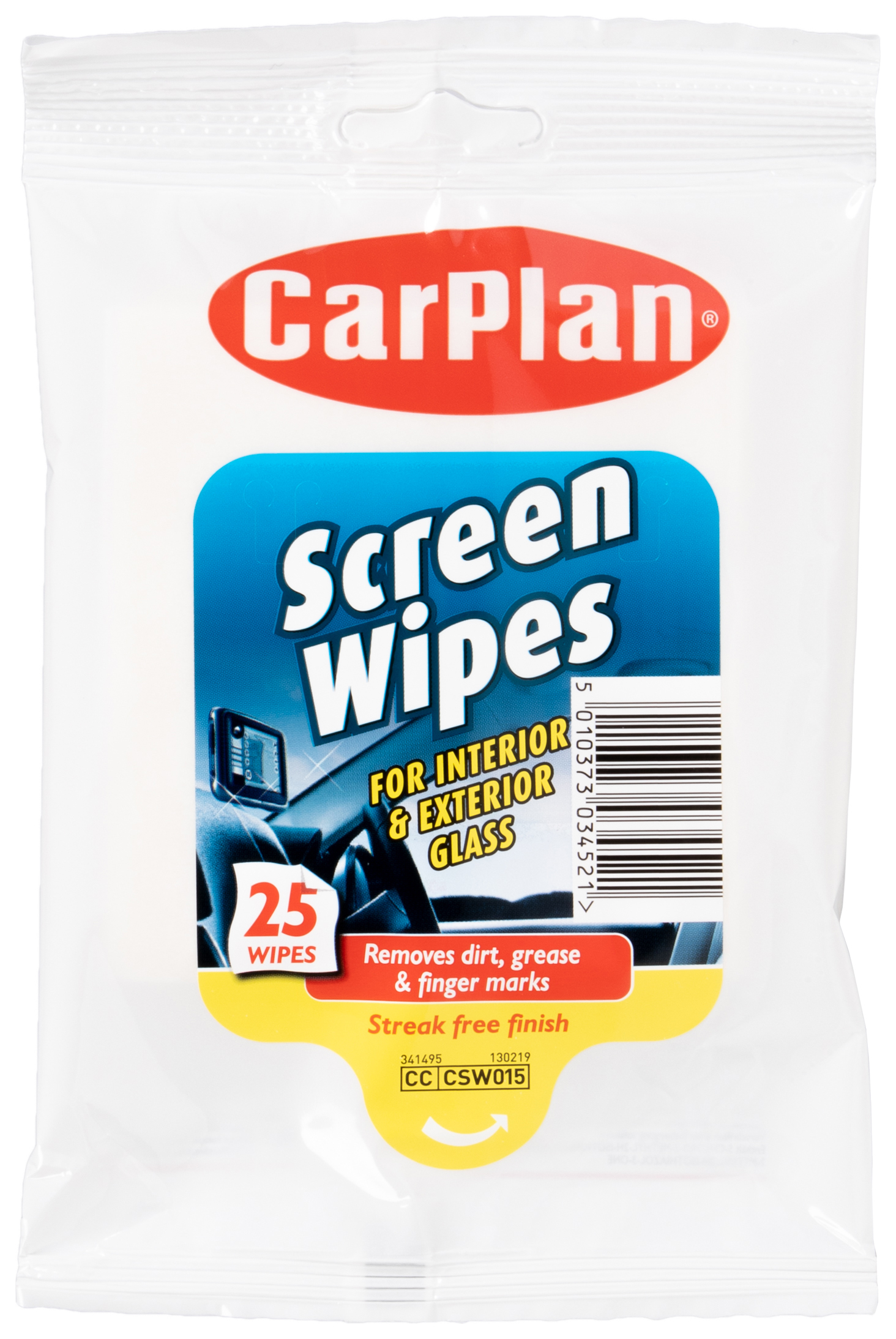 CarPlan Screen Wipes - Pack of 25