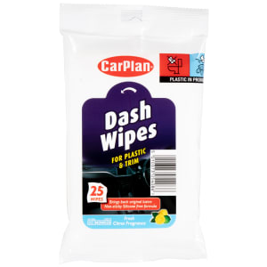 CarPlan Dash Wipes - Pack of 25