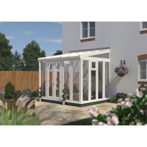 Euramax Lean To Conservatory Full Height White