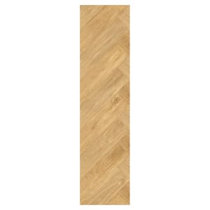 Lisbon Golden Oak Herringbone 8mm Laminate Flooring - Sample