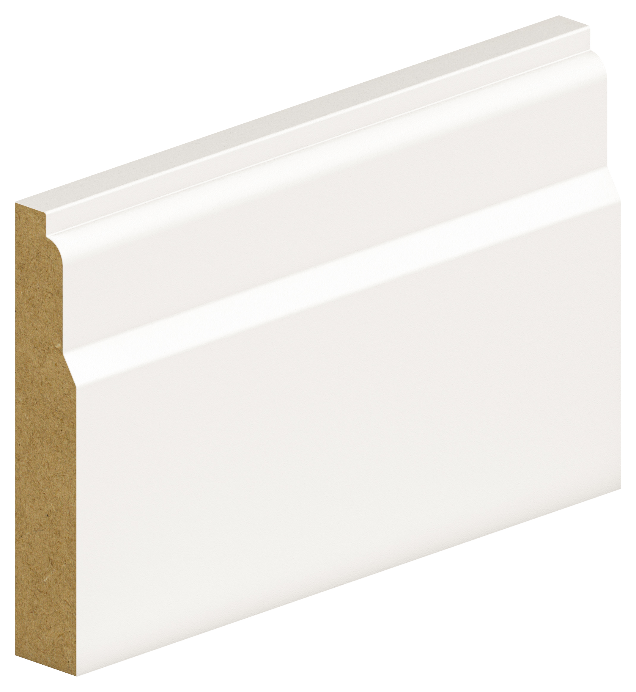 Wickes Lambs Tongue Primed MDF Skirting - 18 x 119 x 4200mm