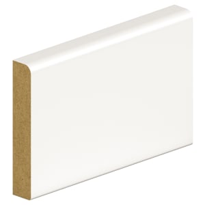Wickes Pencil Round Fully Finished White Architrave - 14.5 x 44 x 2100mm