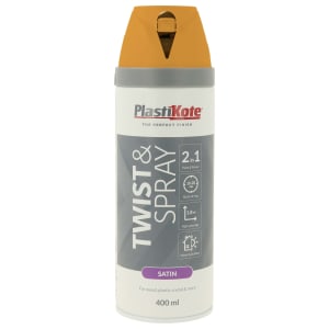 PlastiKote Twist & Spray 2 in 1 Spray Paint - Old Dutch - 400ml
