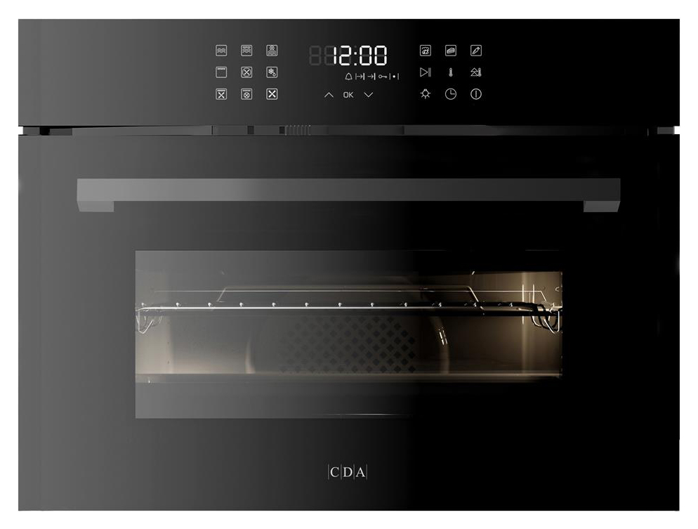 CDA VK903BL Compact Built In Combination Microwave Oven - Black