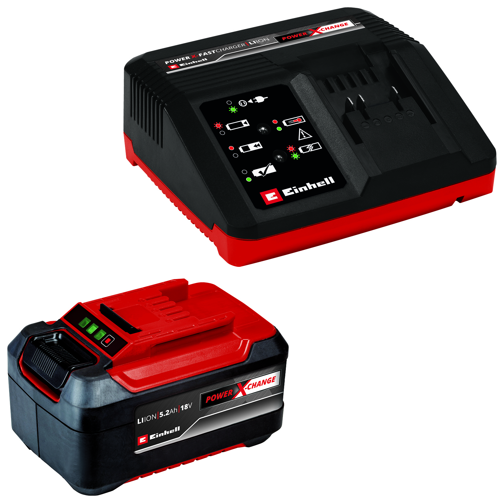 Einhell Power X-Change 18V 5.2Ah Battery Starter & Fast Charger Kit