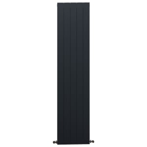 Towelrads Walton Vertical Aluminium Designer Radiator - Black 1800mm - Various Widths Available