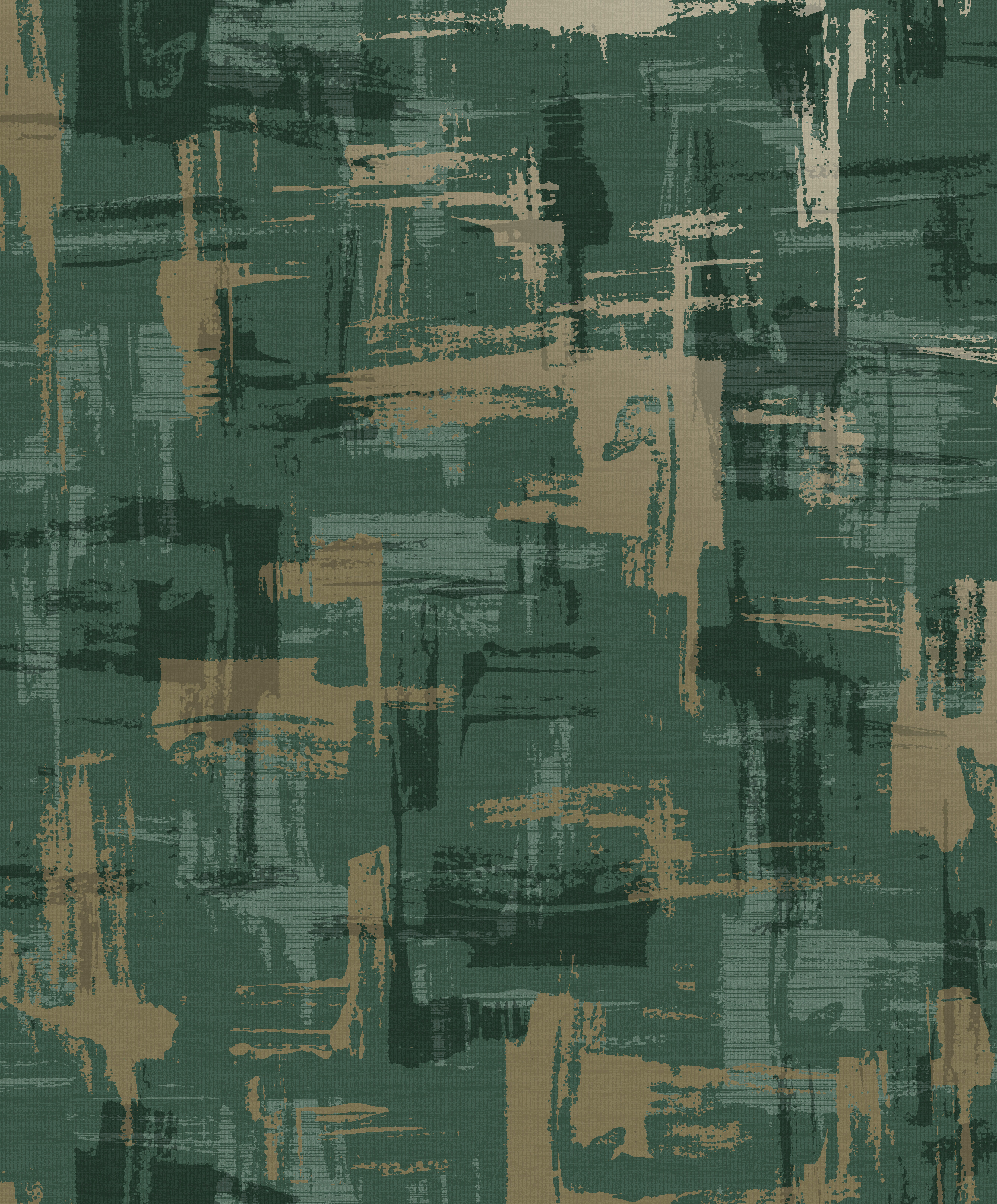 Holden Decor Abstract Geo Green Wallpaper - 10.05m x 53cm