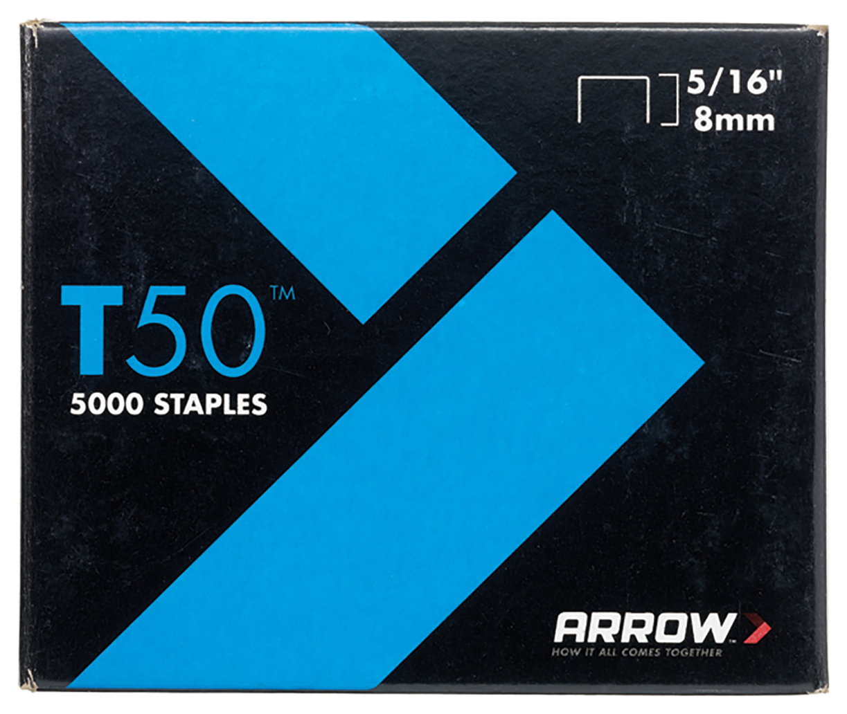 Arrow T50 Staples 8mm (5/16in) - Pack of 5000